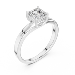 Gold Ring DDLR-521, White Gold, view 2
