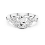 Gold Ring HLR-43, White Gold, view 4