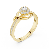 Gold Ring SBWR(46), Yellow Gold, view 2