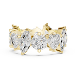Gold Ring DDLR-420, Yellow Gold, view 3
