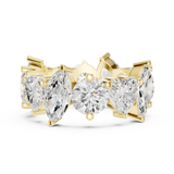 Gold Ring DDLR-420, Yellow Gold, view 3