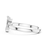 Gold Ring 12-10025@L, White Gold, view 3