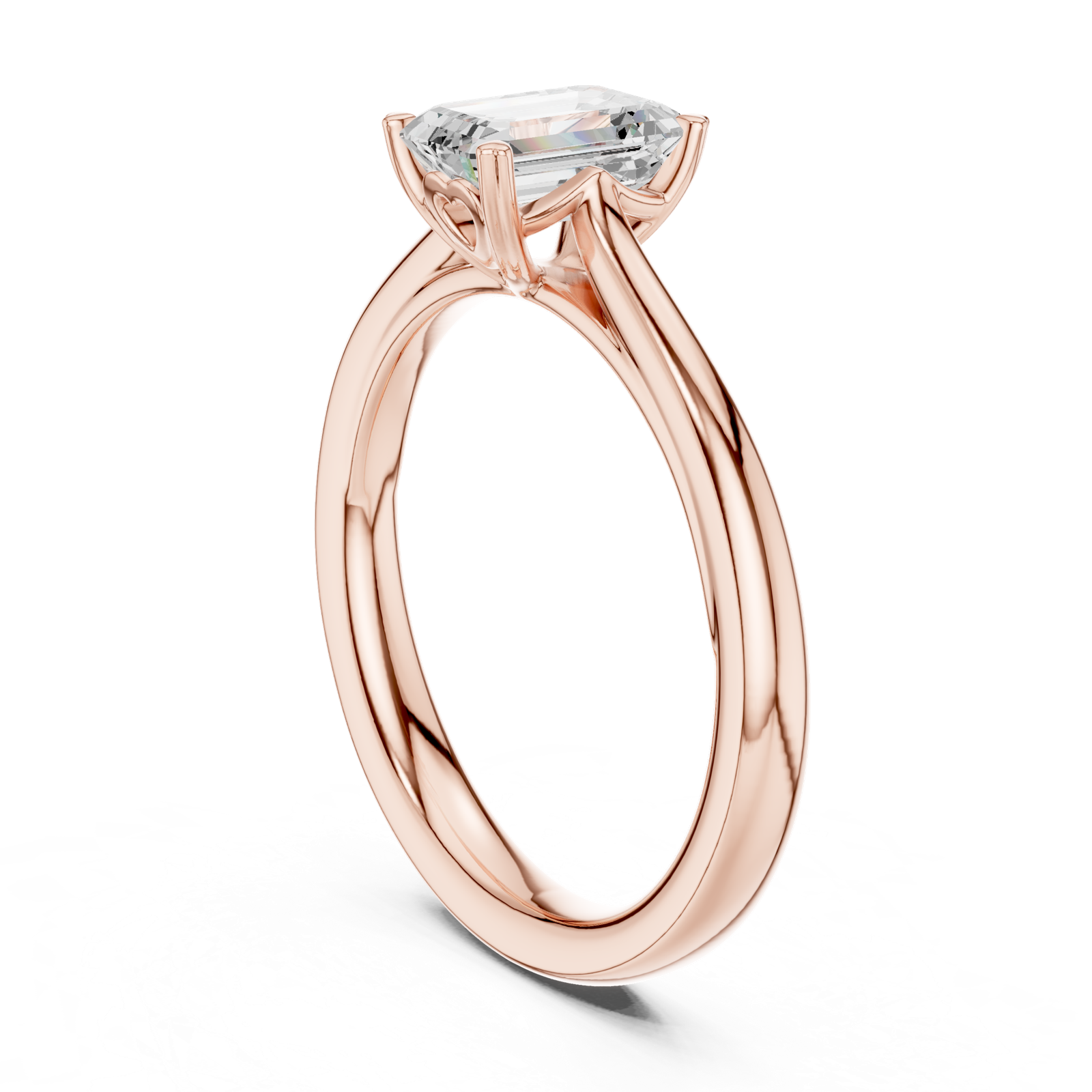 Gold Ring DDLR-539, Rose Gold