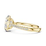 Gold Ring DDLR-729, Yellow Gold, view 3