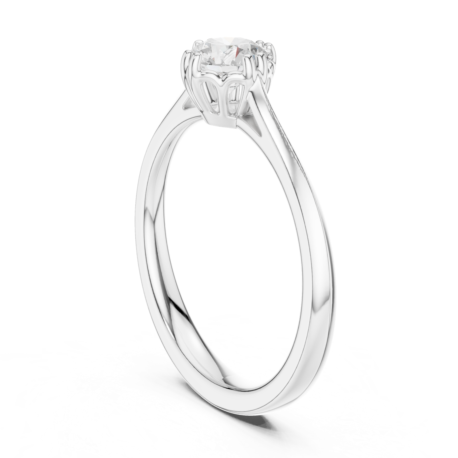 Gold Ring DDLR-554, White Gold