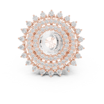 Gold Ring DDLR-749, Rose Gold, view 4