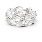 Gold Ring L22-R7, White Gold