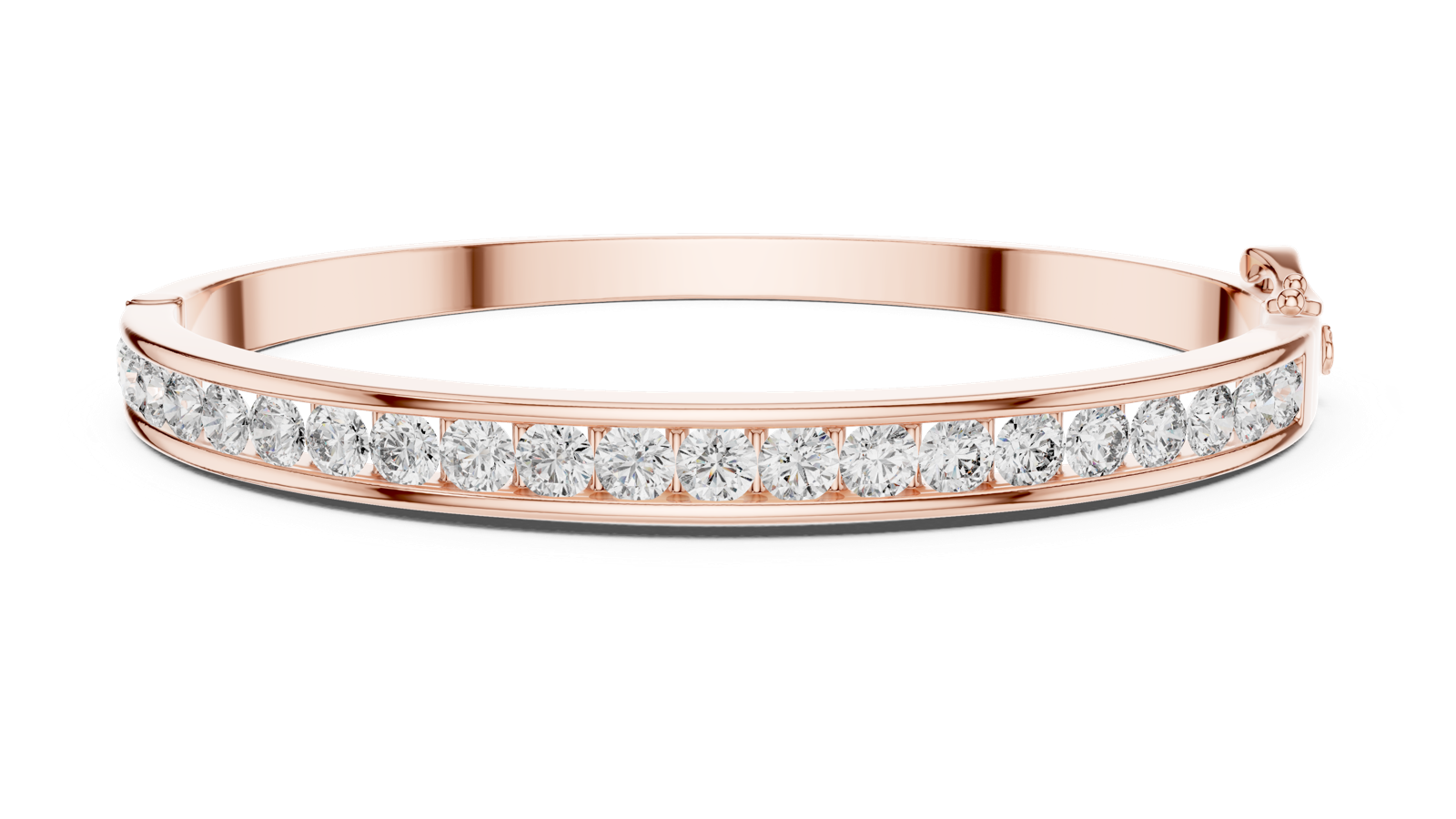 Gold Bracelet GLBR-0005, Rose Gold, view 4
