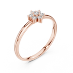 Gold Ring Ledis Ring, Rose Gold, view 2