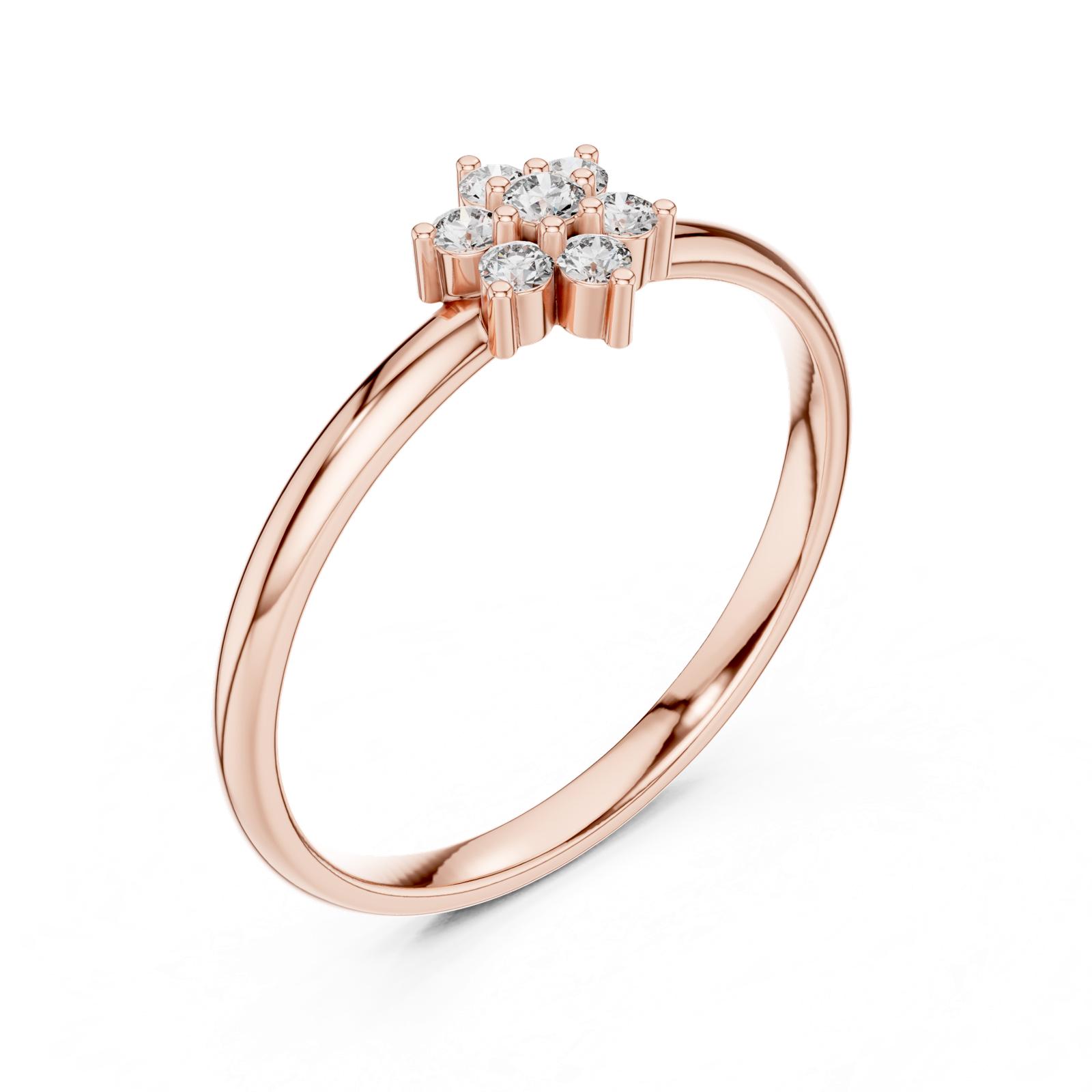 Gold Ring Ledis Ring, Rose Gold, view 2
