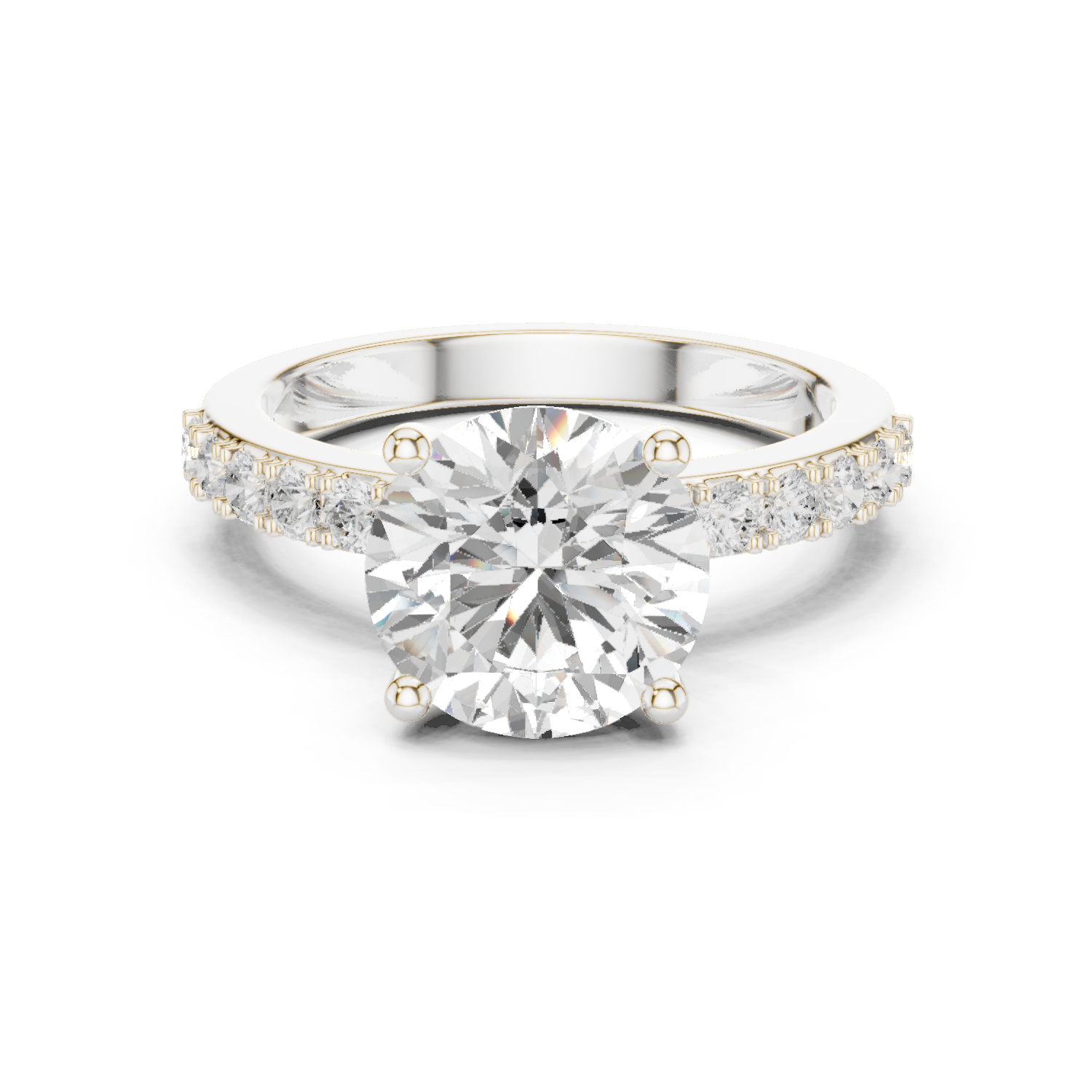 Gold Ring DDLR-750, White Gold