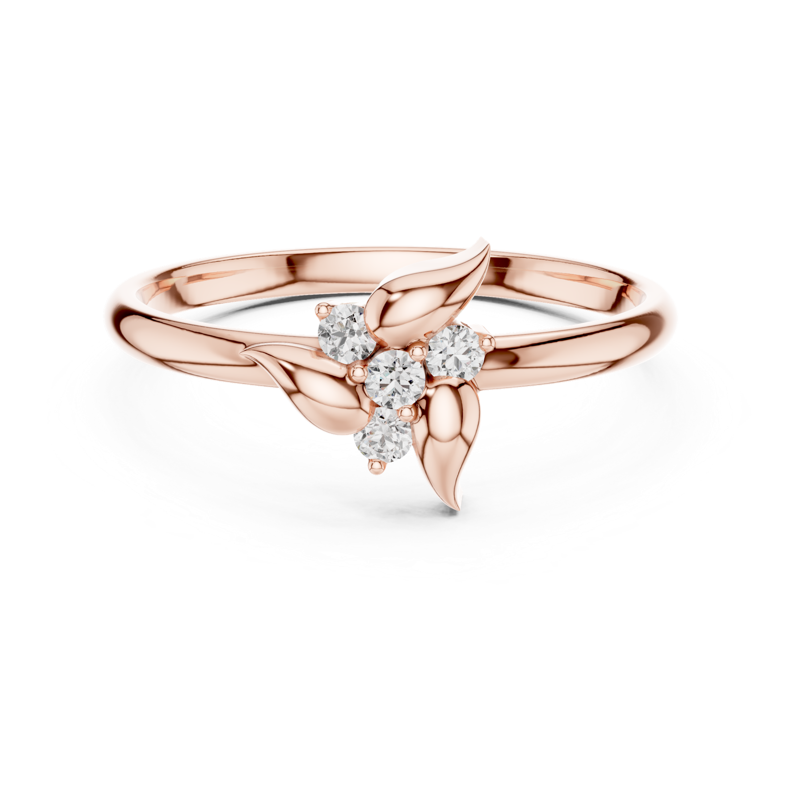 Gold Ring 1 (444), Rose Gold, view 4