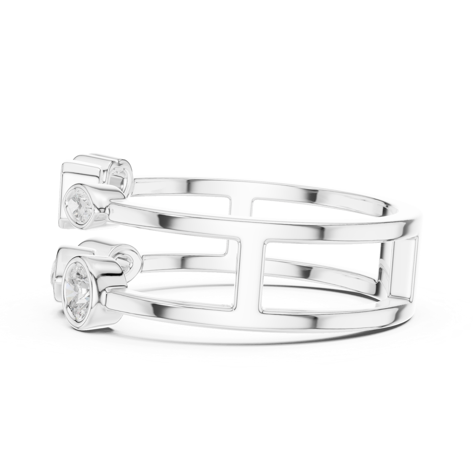 Gold Ring SBWR(16), White Gold, view 3