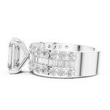 Gold Ring DDLR-199, White Gold, view 3