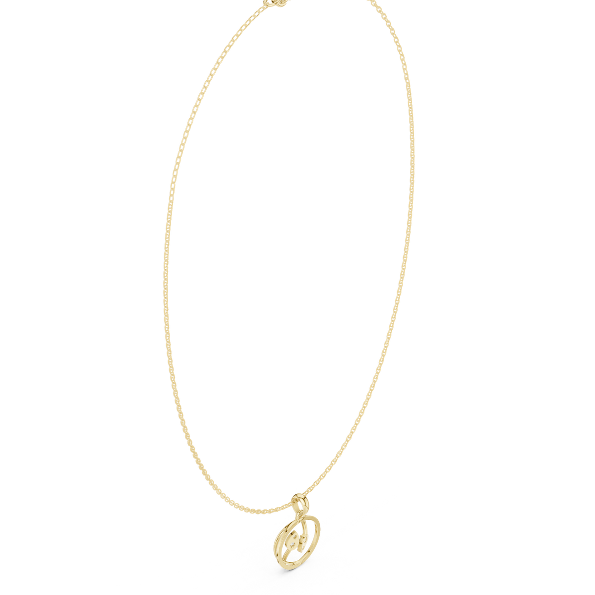 Gold Necklace SBWN (45), Yellow Gold