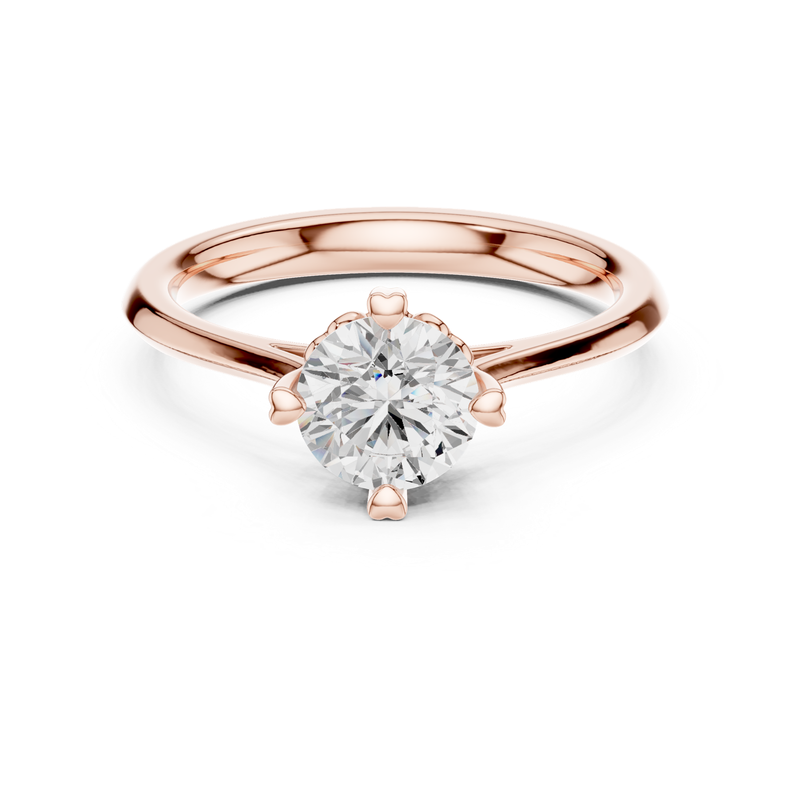 Gold Ring DDLR-546, Rose Gold