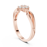 Gold Ring HLR-72, Rose Gold