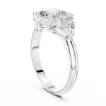 Gold Ring DDLR-1116, White Gold, view 1