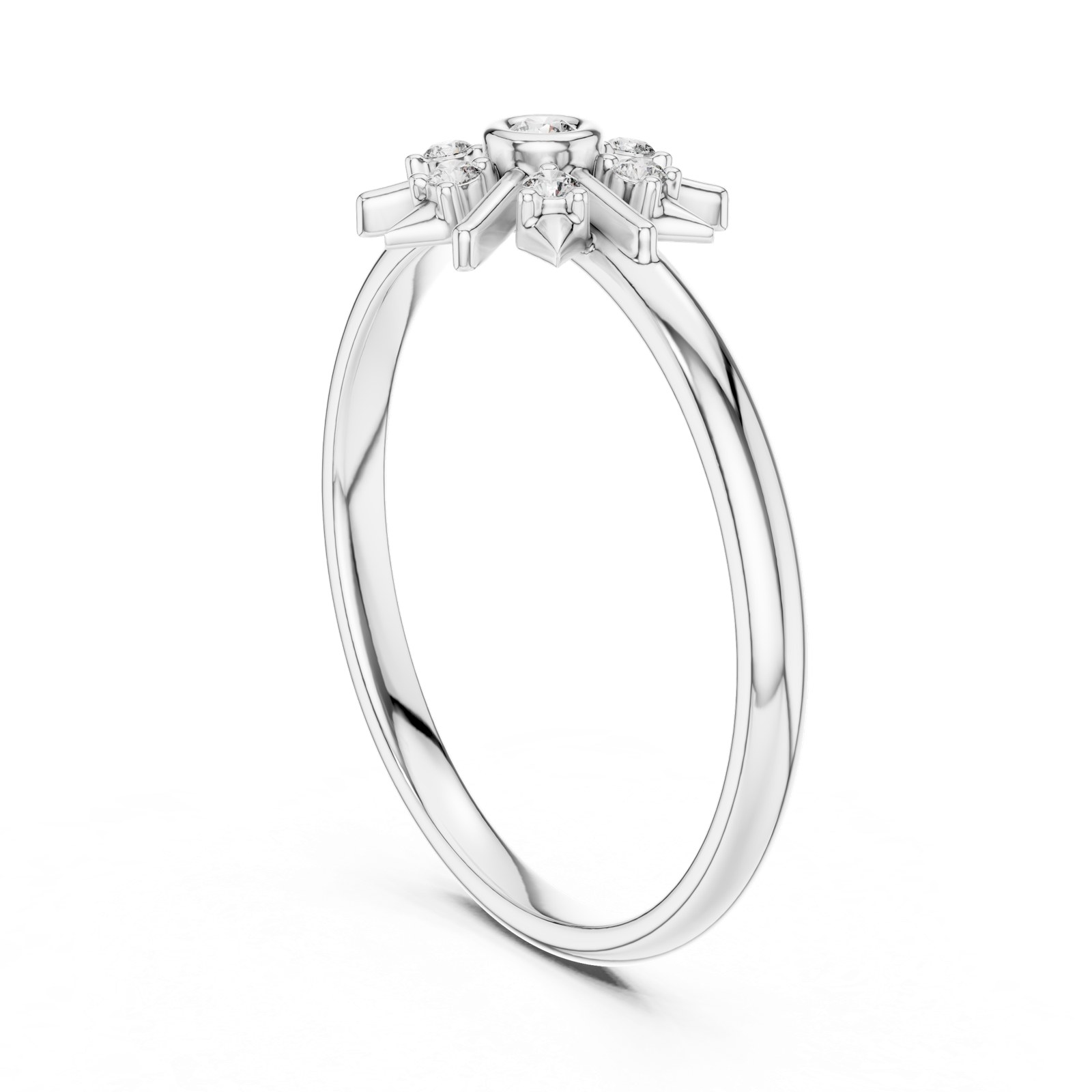 Gold Ring 1 (415), White Gold