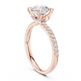 Gold Ring DDLR-1016, Rose Gold