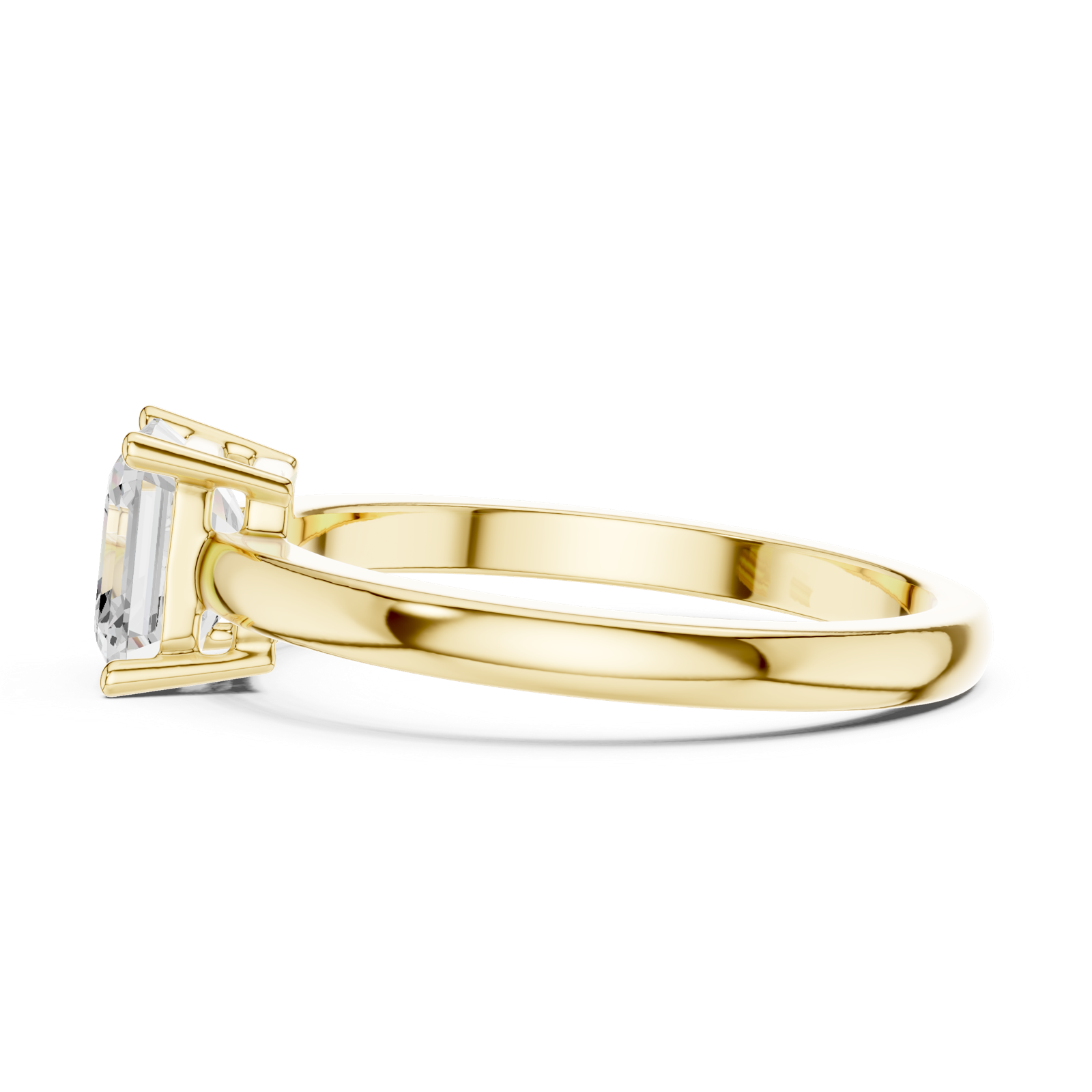 Gold Ring DDLR-1108, Yellow Gold, view 3