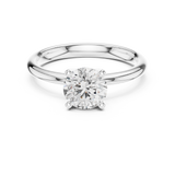 Gold Ring DDLR-646, White Gold, view 4