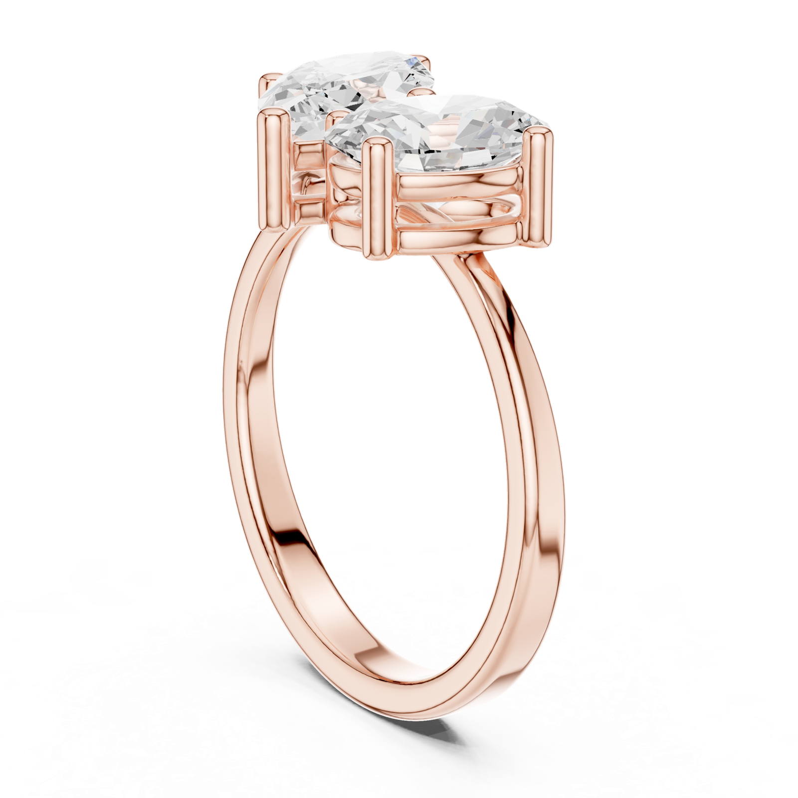 Gold Ring DDLR-532, Rose Gold