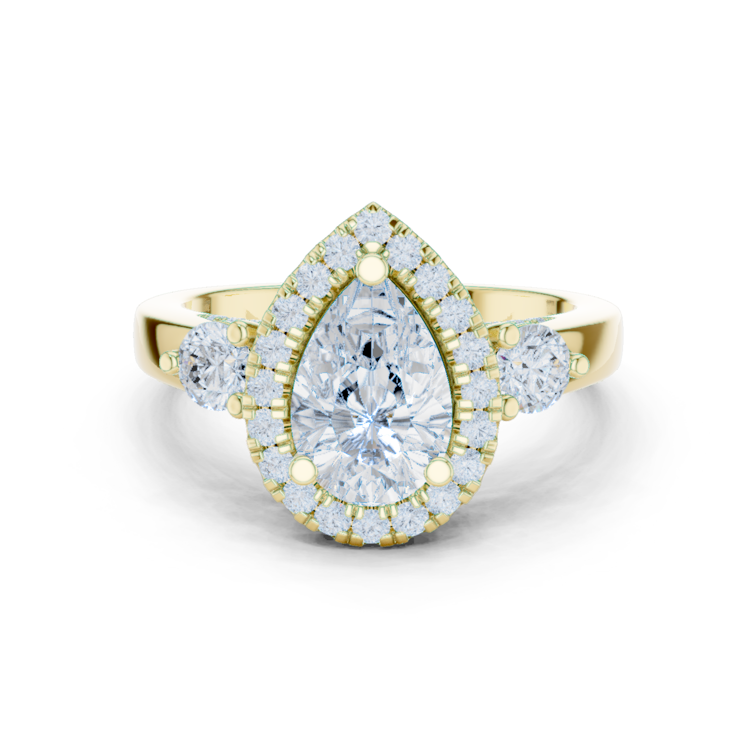 Gold Ring DDLR-280, Yellow Gold