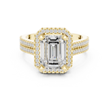 Gold Ring DDLR-341, Yellow Gold, view 4