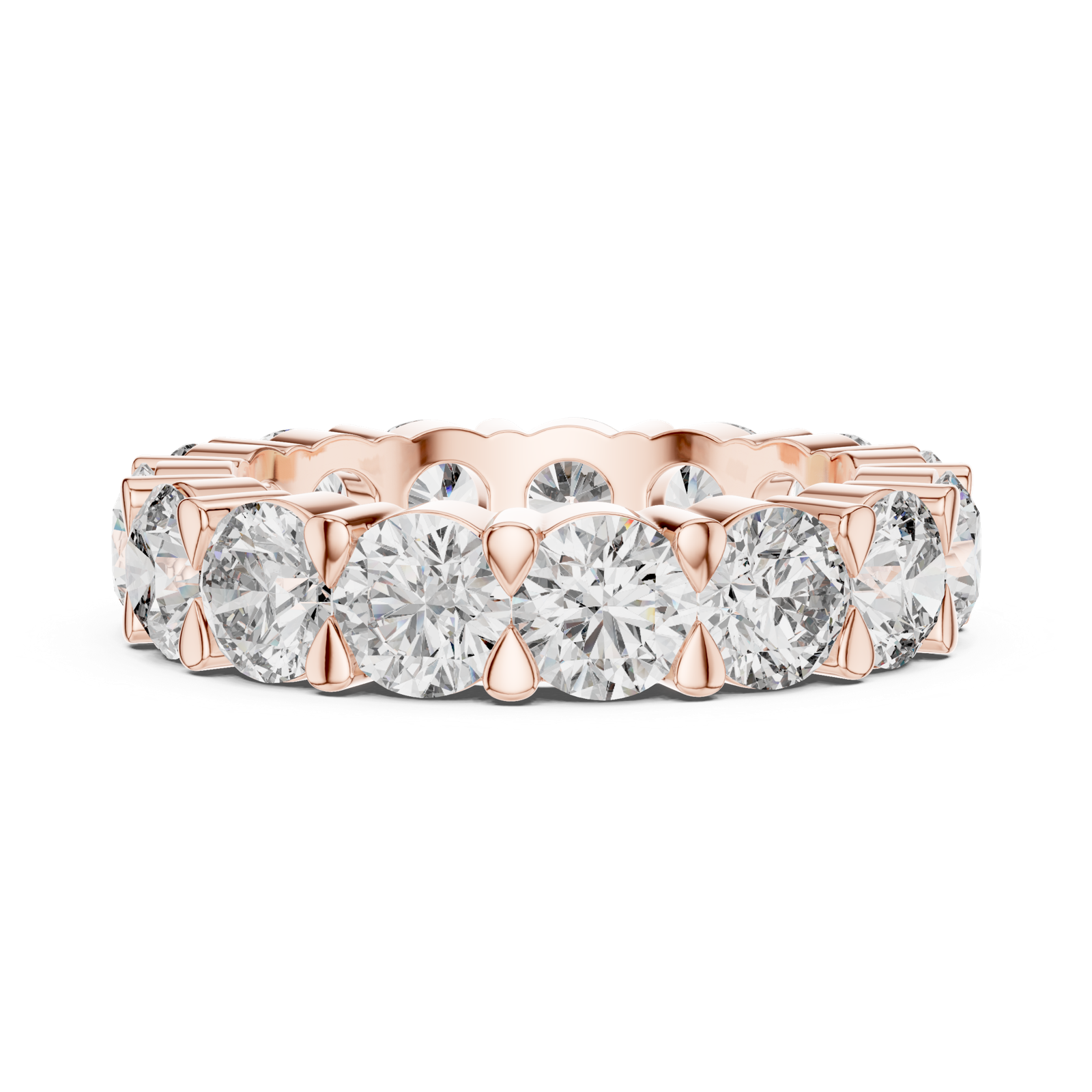 Gold Ring LR-0040, Rose Gold, view 3