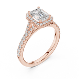 Gold Ring DDLR-909, Rose Gold, view 2