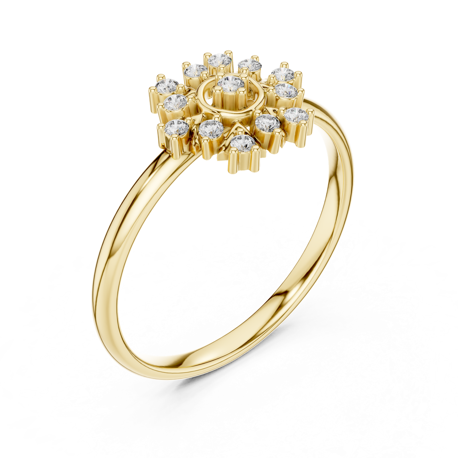 Gold Ring 1 (409), Yellow Gold, view 2