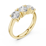 Gold Ring DDLR-612, Yellow Gold, view 2