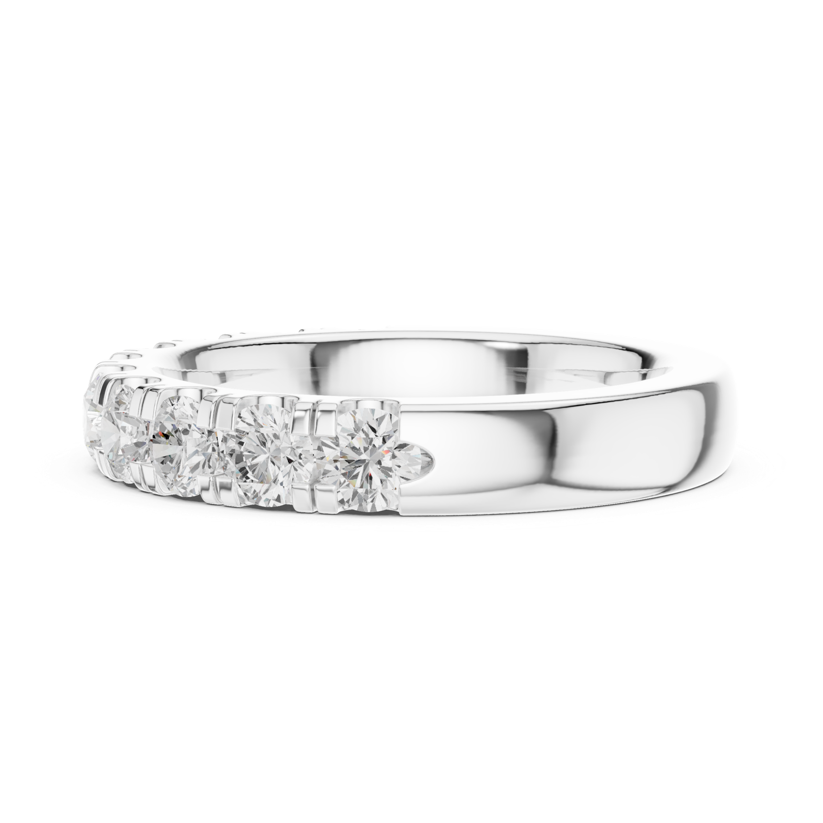 Gold Ring DDLR-598, White Gold, view 3