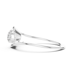 Gold Ring 1 (257), White Gold, view 3