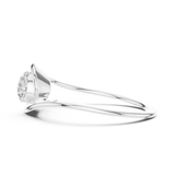Gold Ring 1 (257), White Gold, view 3