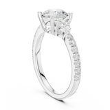 Gold Ring DDLR-897, White Gold, view 1