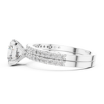 Gold Ring DDLR-008, White Gold, view 3