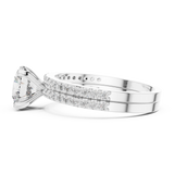 Gold Ring DDLR-008, White Gold, view 3