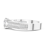 Gold Ring DDLR-191, White Gold, view 3