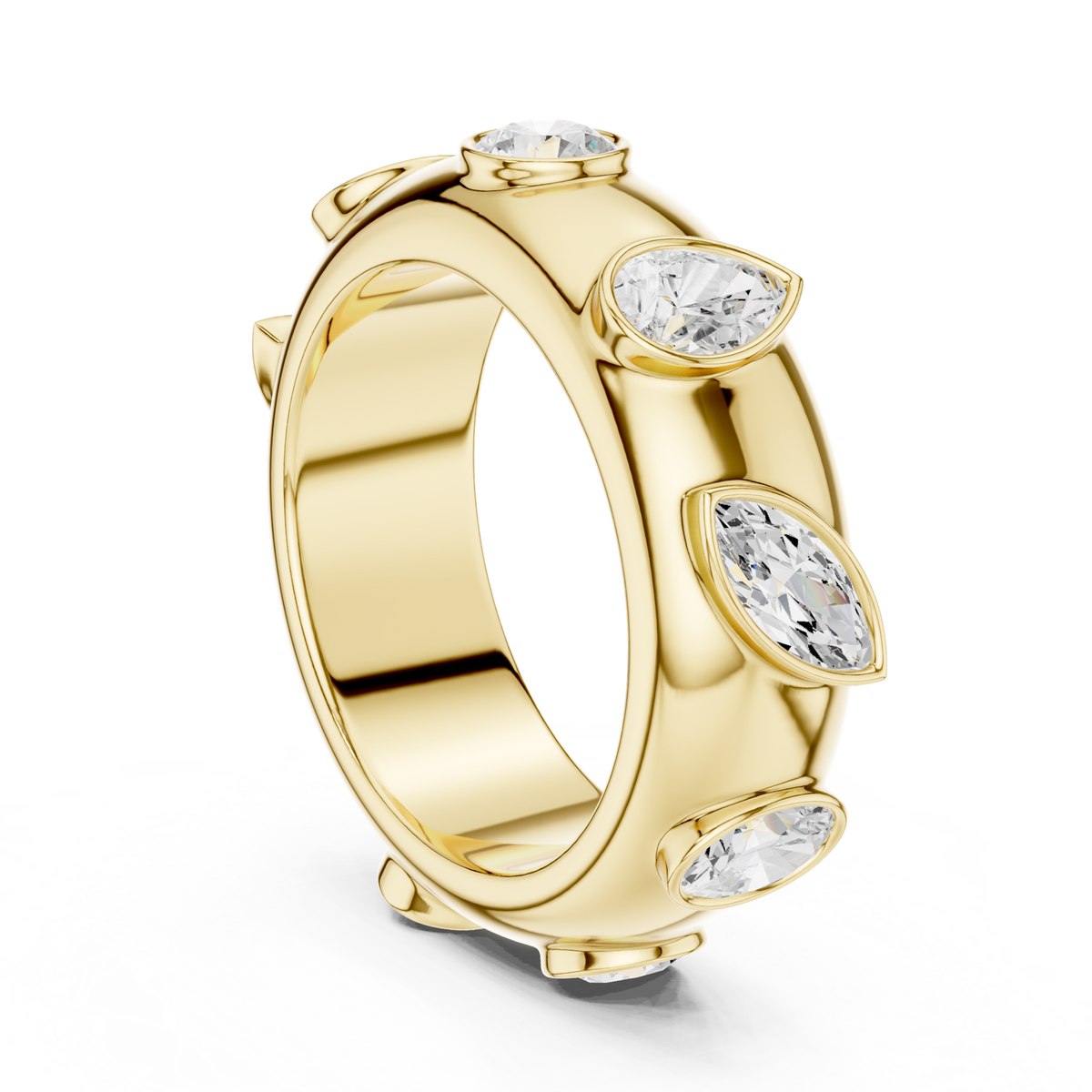 Gold Ring SBWR(52), Yellow Gold, view 1