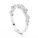 Gold Ring DDLR-380, White Gold, view 1