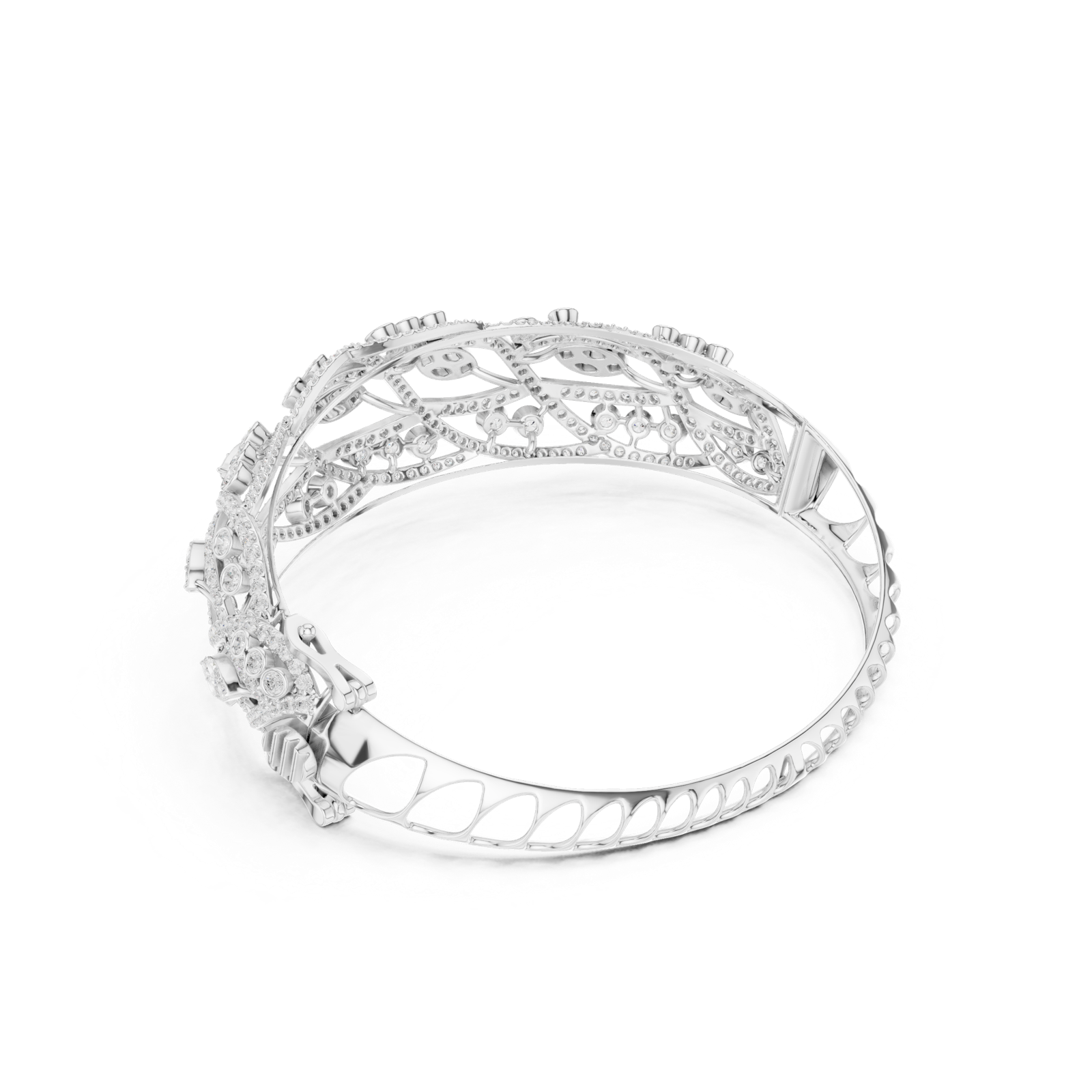 Gold Bracelet SBWB (1), White Gold, view 2