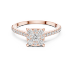 Gold Ring DDLR-004, Rose Gold, view 4