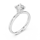 Gold Ring DDLR-644, White Gold, view 2
