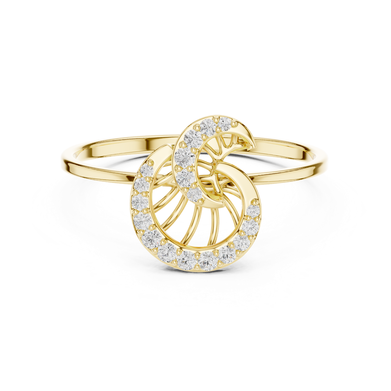 Gold Ring 1 (115), Yellow Gold, view 4