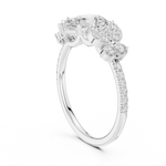 Gold Ring DDLR-1083, White Gold, view 1
