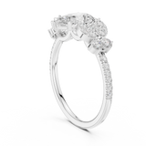 Gold Ring DDLR-1083, White Gold, view 1