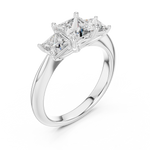 Gold Ring DDLR-044, White Gold, view 2