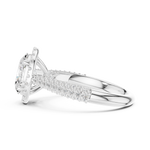 Gold Ring DDLR-364, White Gold, view 3